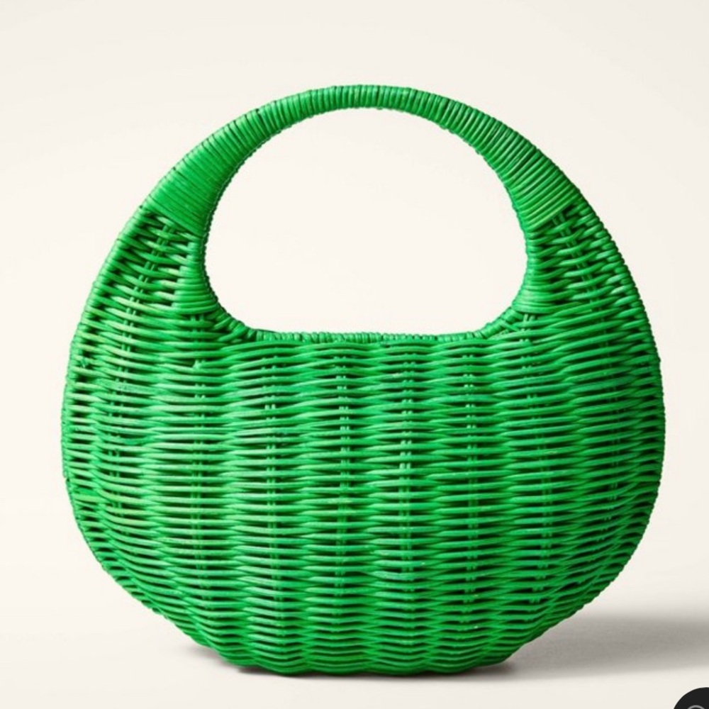 Kate Spade x Target NWT Wicker Crescent Bag.